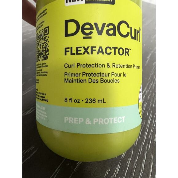 DevaCurl Flexfactor Curl Protection & Retention Primer 8 fl oz 236 ml New No Cap - Picture 6 of 7